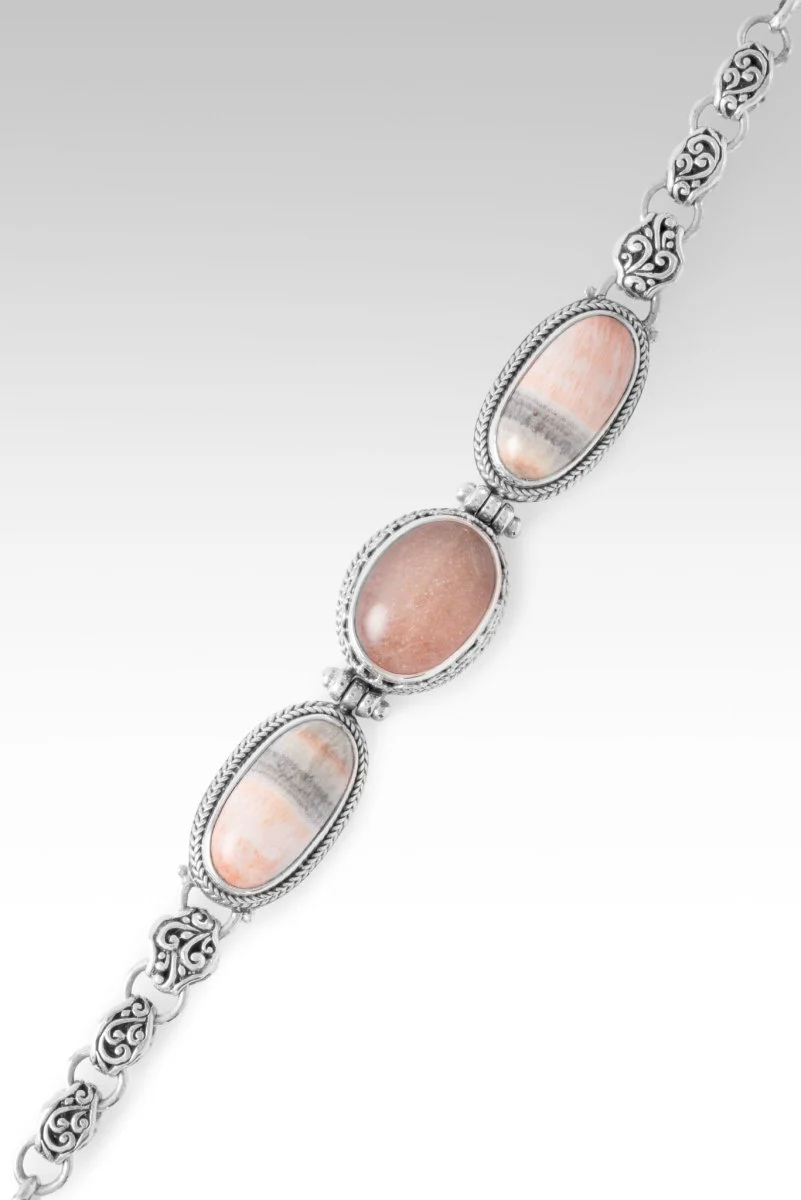 Maker of Stars Bracelet™ in Celestobarite & Peach Sunstone