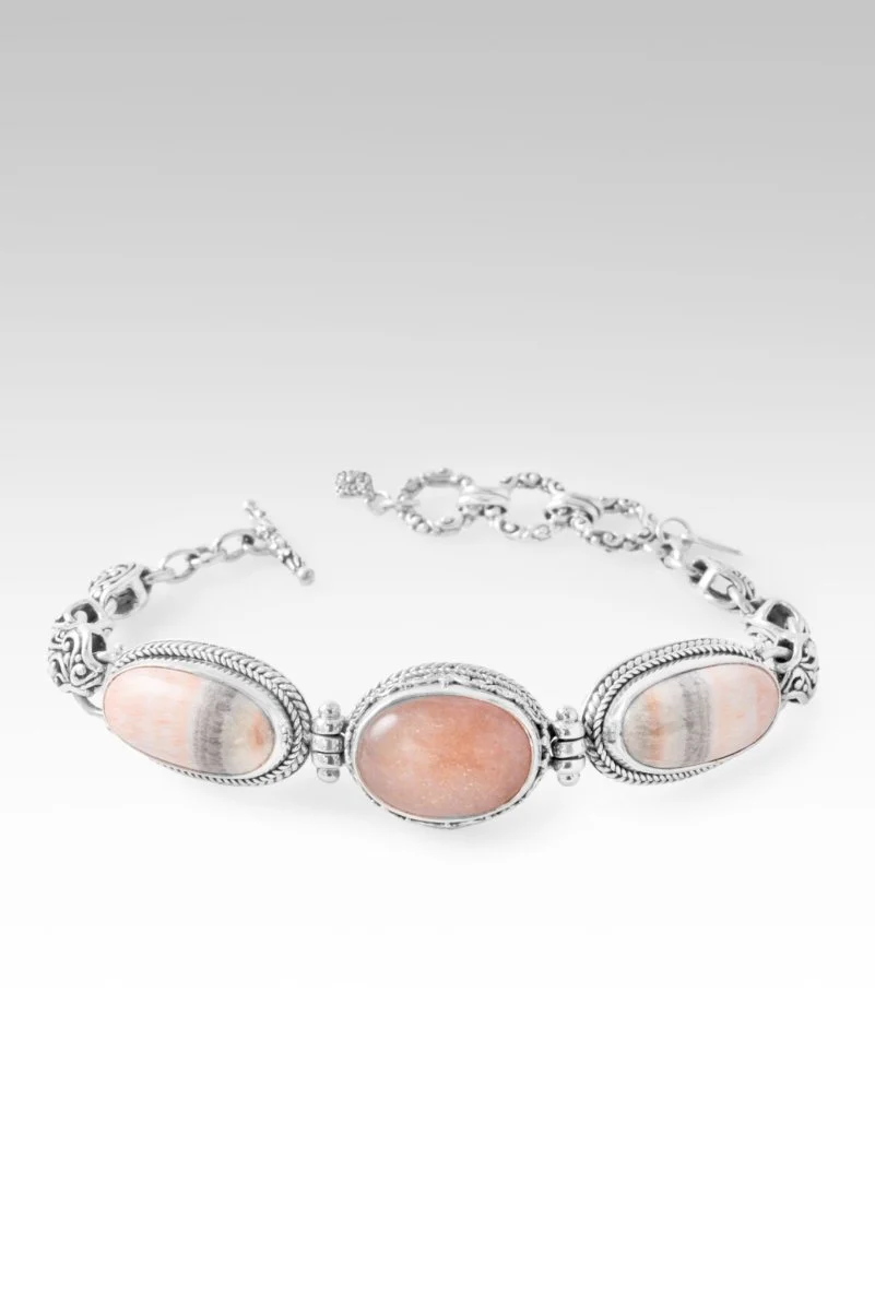 Maker of Stars Bracelet™ in Celestobarite & Peach Sunstone - Image 3
