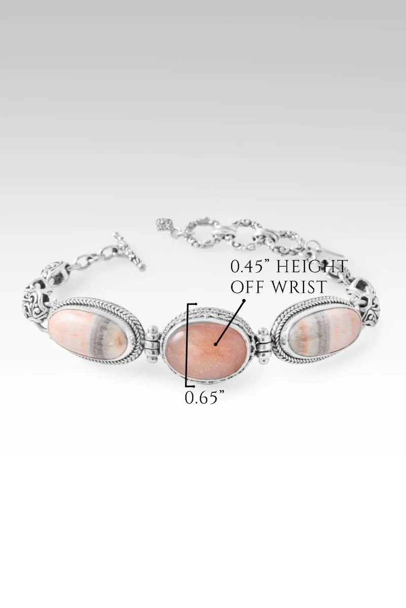 Maker of Stars Bracelet™ in Celestobarite & Peach Sunstone - Image 6