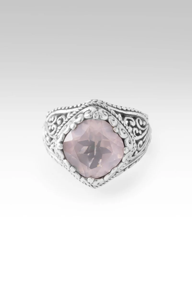 Mercy Remains Ring™ in Cloud Pink Rose Quartz