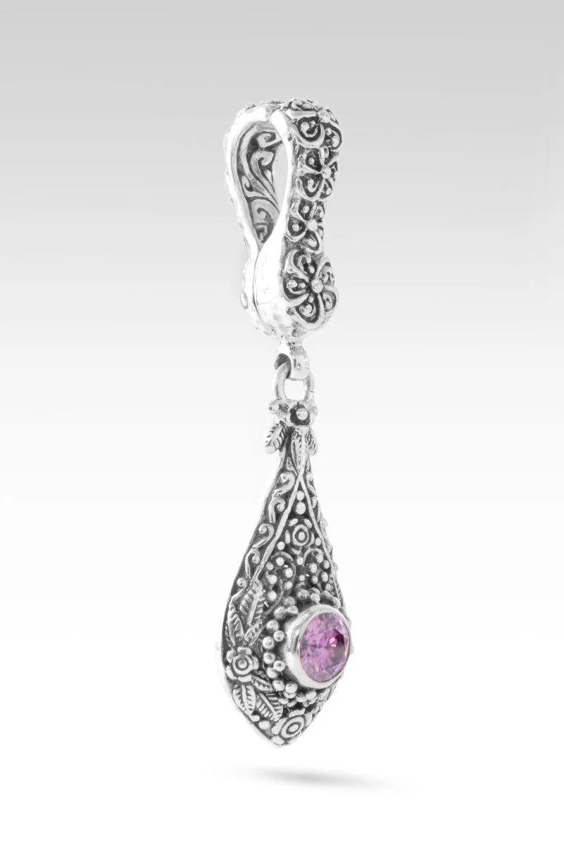 Mercy Will Follow Me Pendant™ in Perfect Pink Moissanite - Image 3