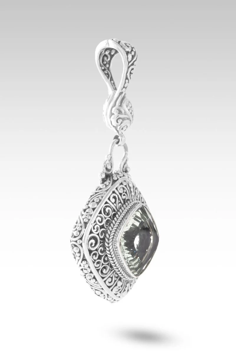 Mercy Will Follow Me Pendant™ in Prasiolite - Image 2