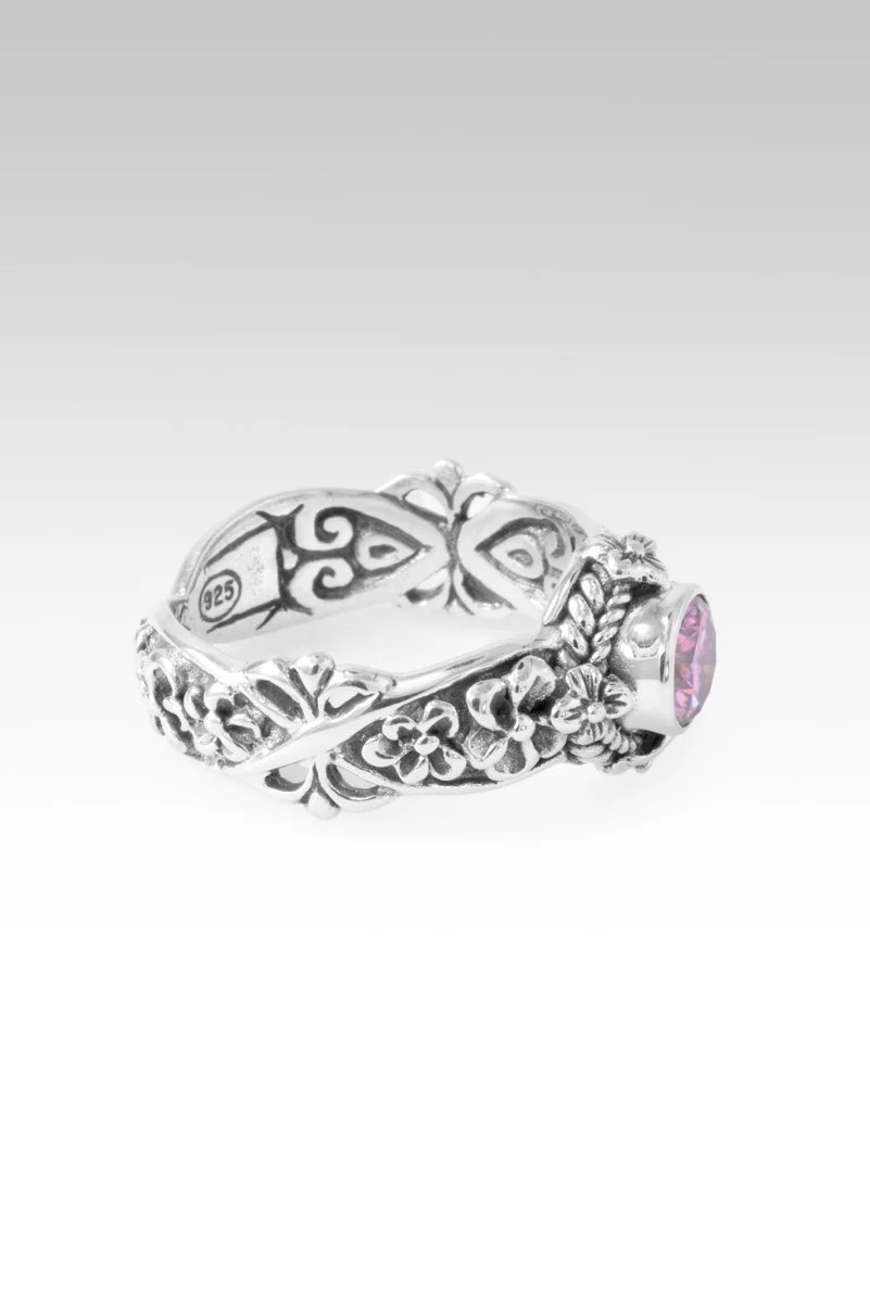 Mercy Will Follow Me Ring II™ in Perfect Pink Moissanite - Image 5