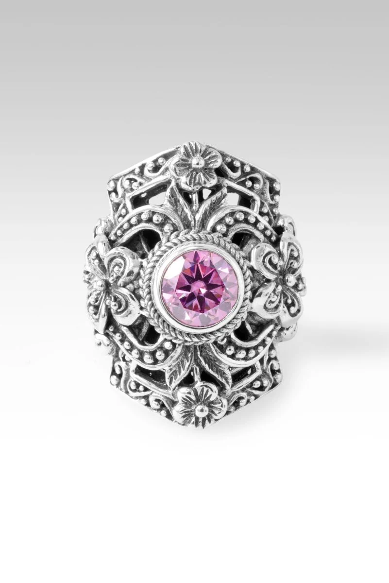 Mercy Will Follow Me Ring III™ in Perfect Pink Moissanite - Image 3