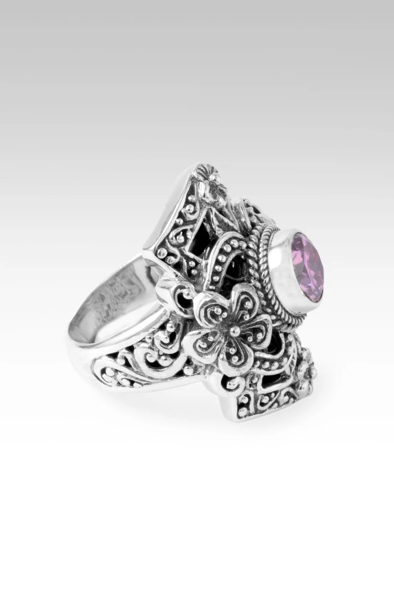 Mercy Will Follow Me Ring III™ in Perfect Pink Moissanite - Image 4
