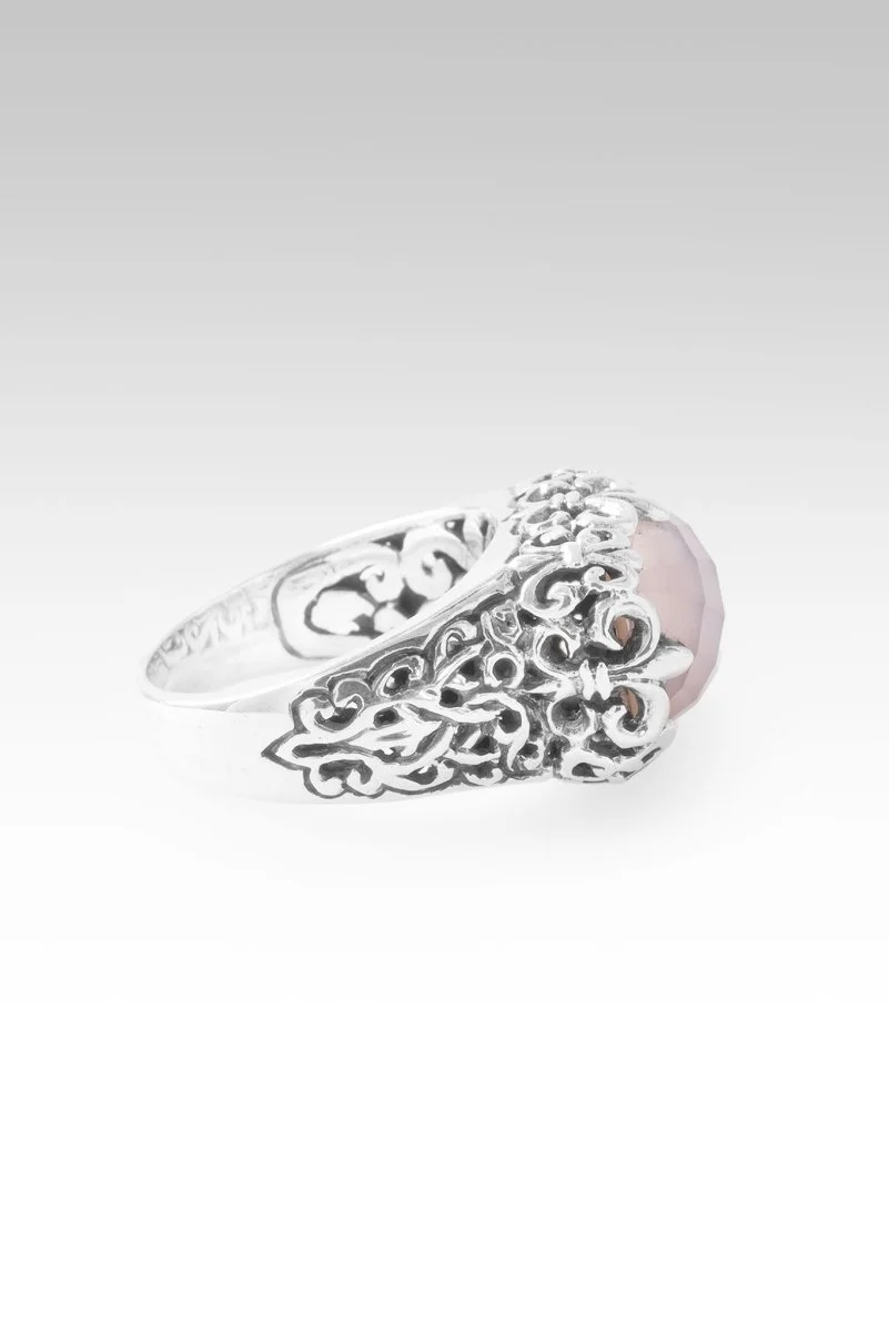 No More Runnin' Away Ring™ in Rose Quartz Mother of Pearl - Image 2