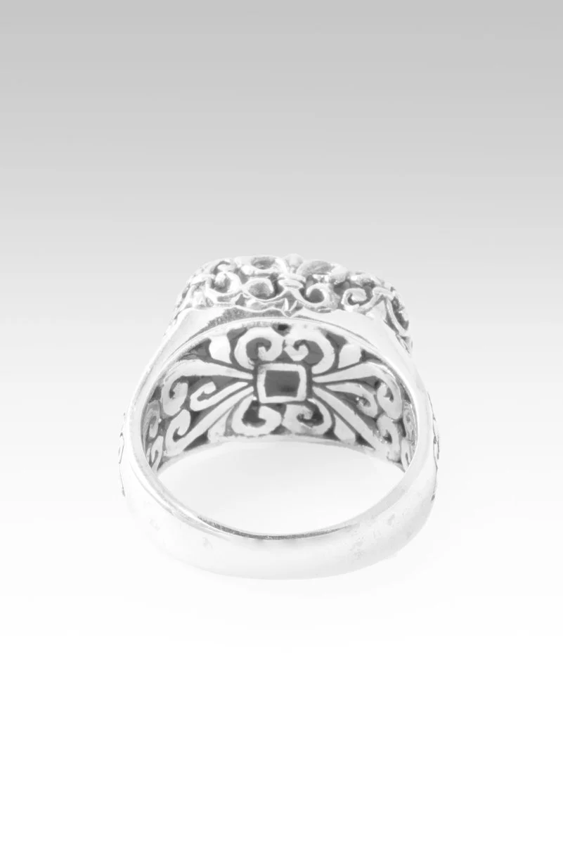 No More Runnin' Away Ring™ in Rose Quartz Mother of Pearl - Image 3