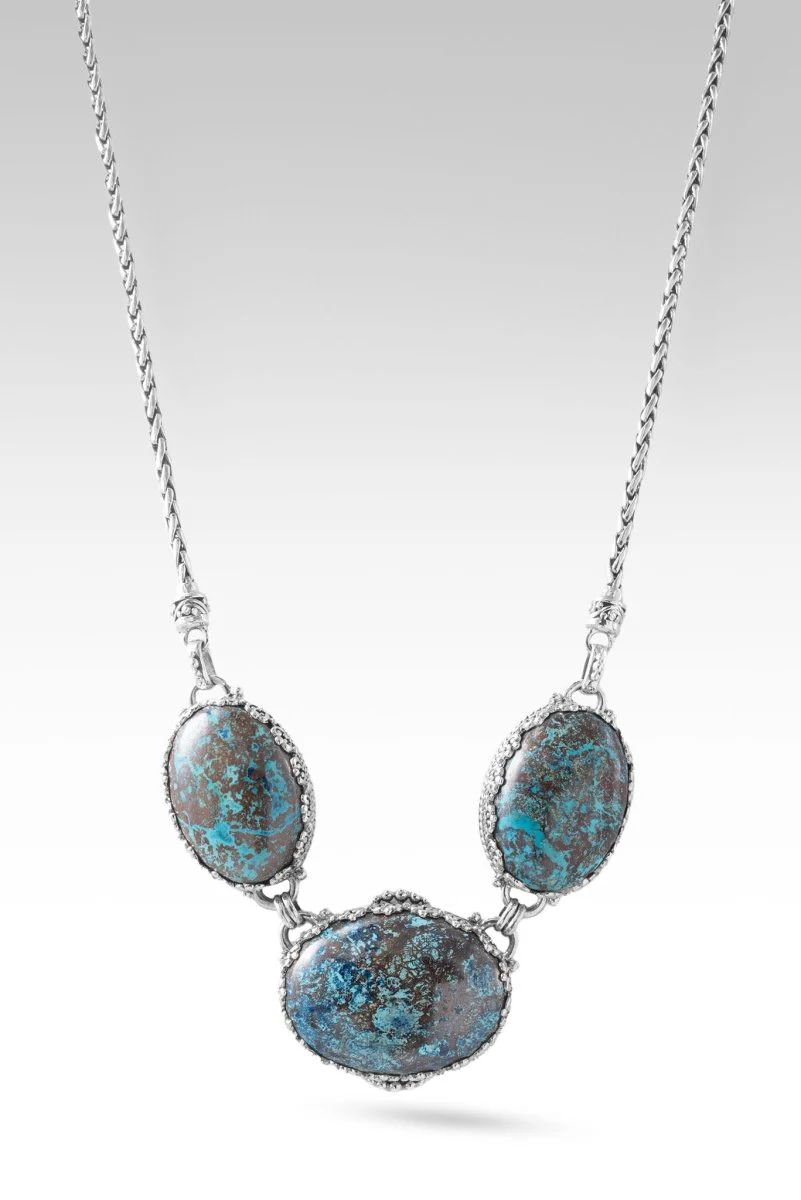 Ocean's of Grace Necklace™ in Chrysocolla