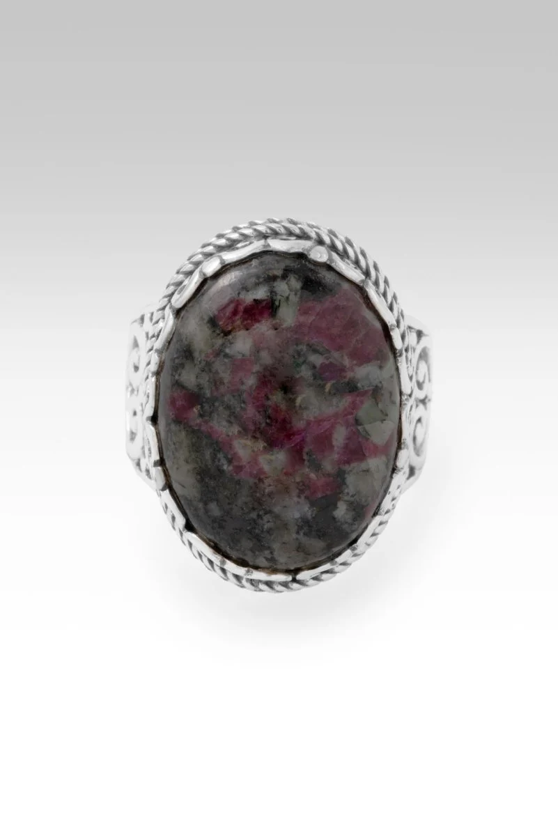 One That See's Me Ring II™ in Eudialyte - Image 3