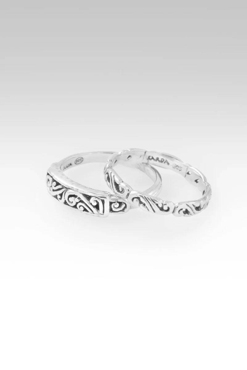 Overwhelming Gratitude Ring Set of 2™ in Tree of Life