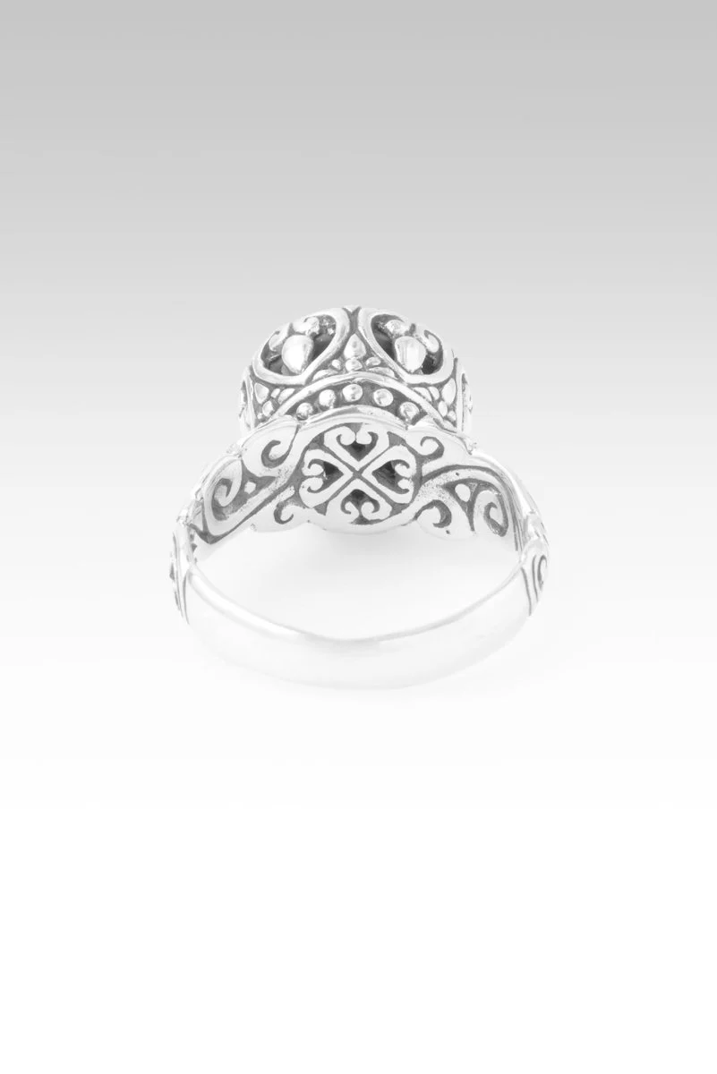 Peace Given Ring™ in Green Lab Created Quartz - Image 3