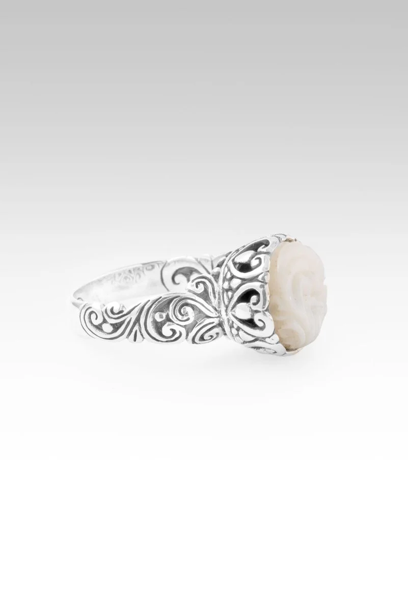 Peace Given Ring™ in White Mother of Pearl - Image 2