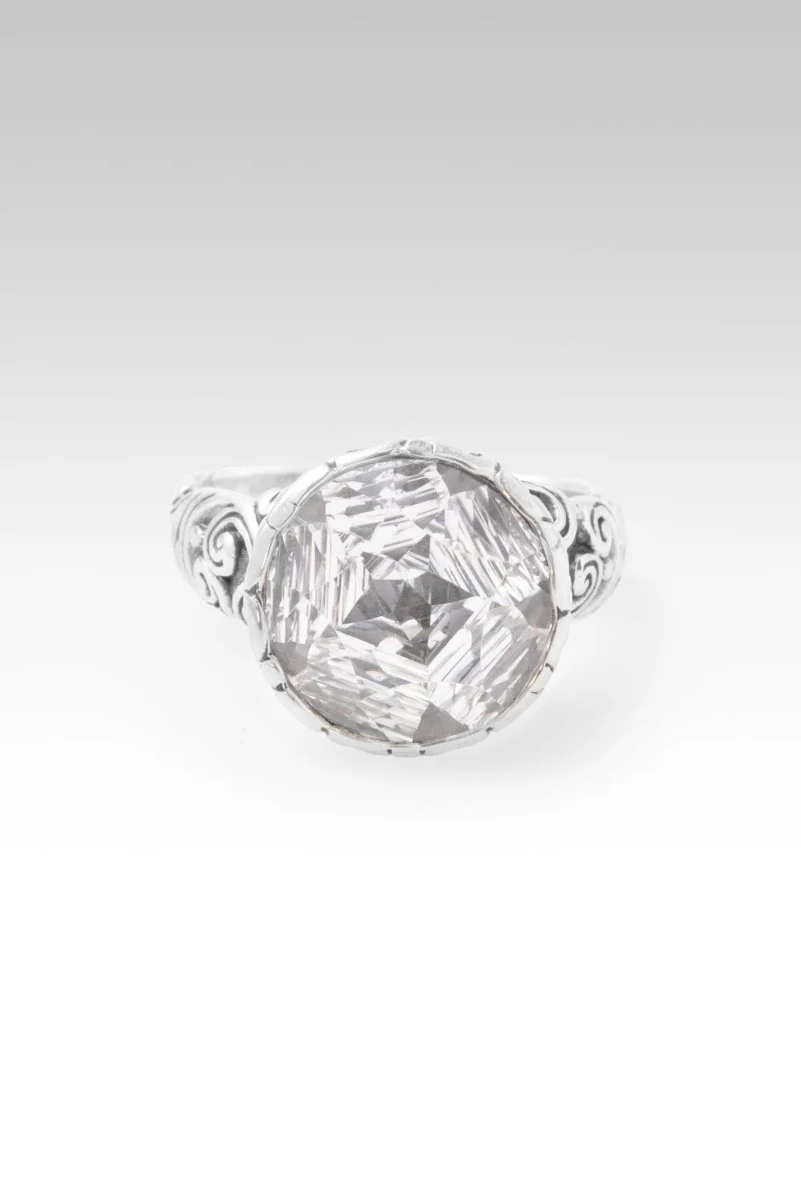 Peace Given Ring™ in White Quartz