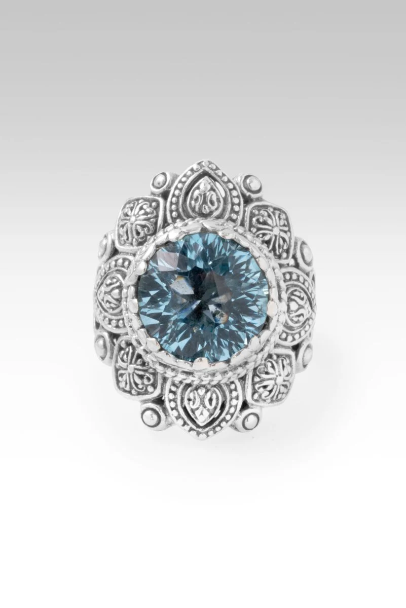 Peace in UR Presence Ring™ in Arctic Blue Topaz