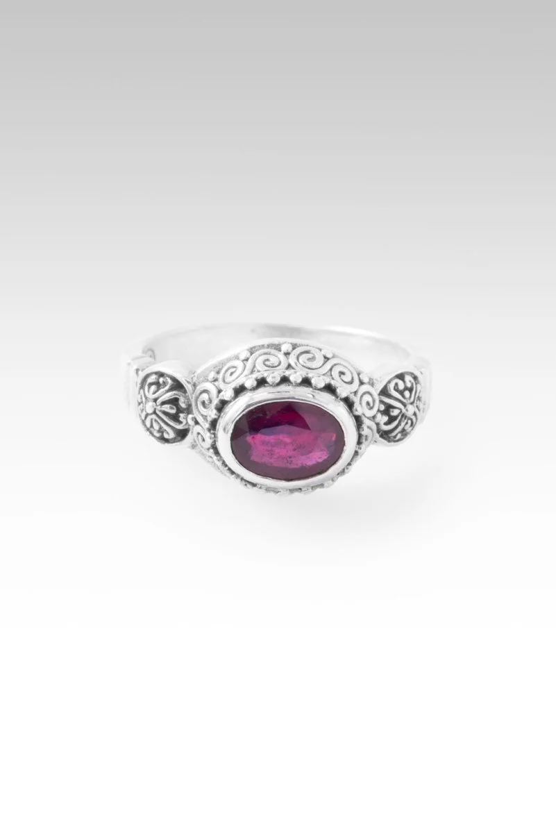 Peaceful Harmony Ring™ in Red Ruby