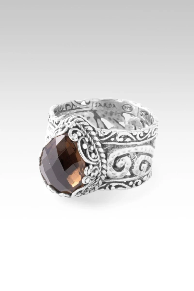 Perfect Love Ring II™ in Smoky Quartz