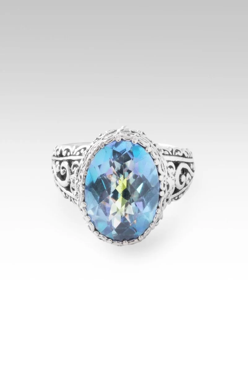 Perfector Of All Ring™ in Peter Pan Green™ Mystic Quartz - Image 2