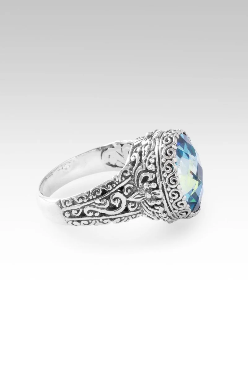 Perfector Of All Ring™ in Peter Pan Green™ Mystic Quartz - Image 3