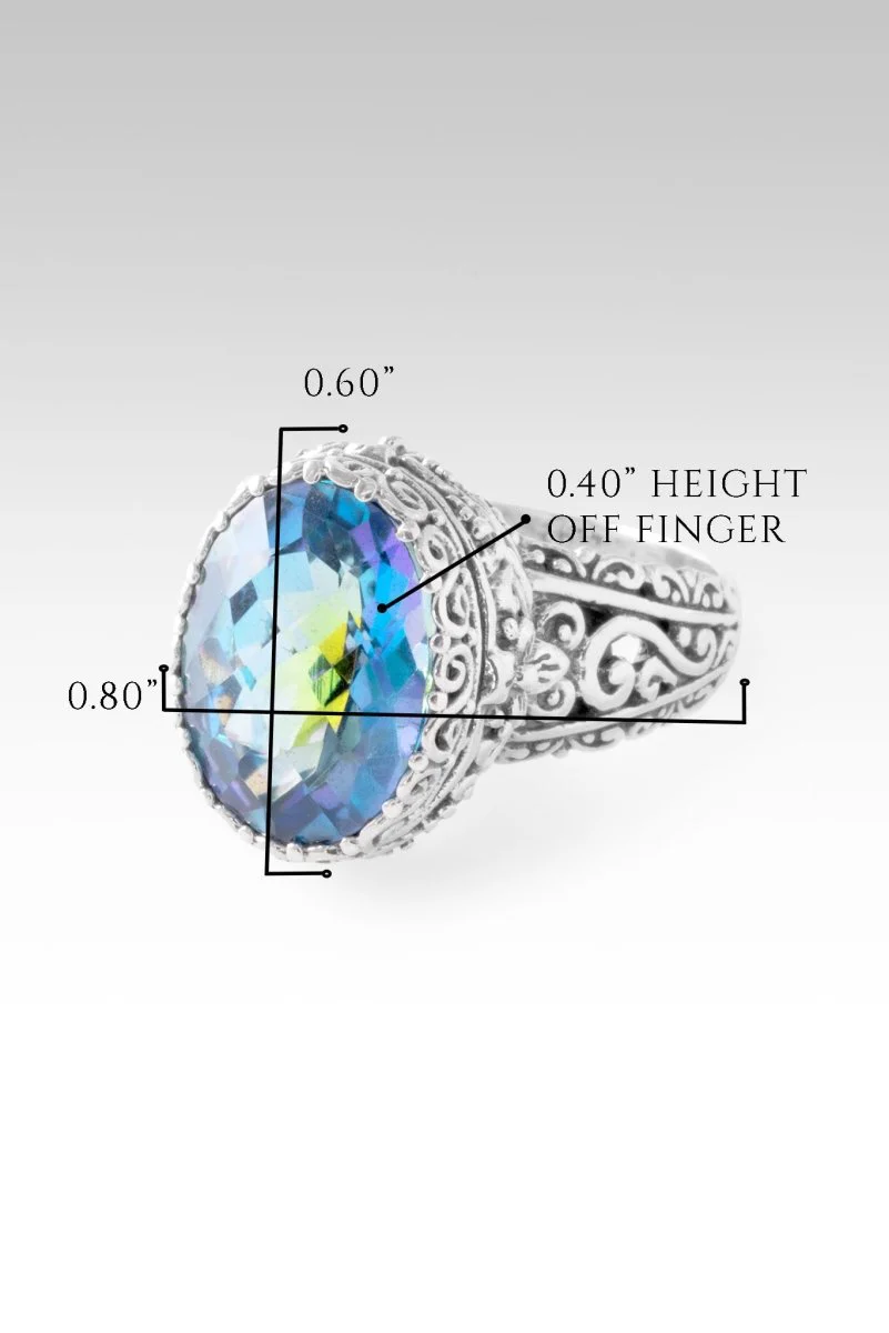 Perfector Of All Ring™ in Peter Pan Green™ Mystic Quartz - Image 6