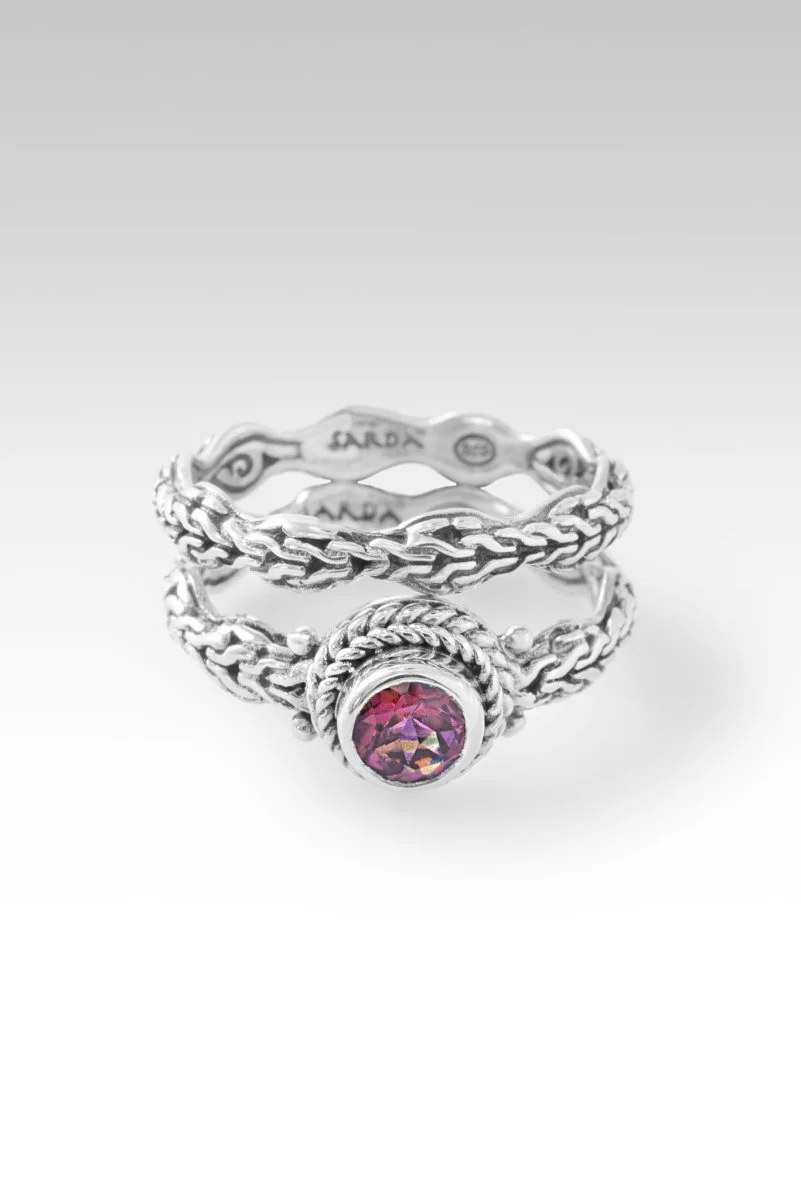 Poised Ring II Set of 2™ in Wild Side™ Mystic Topaz - Image 2