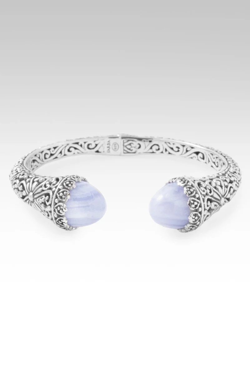 Praise & Hallelujah Thru It Tip-to-Tip Bracelet™ in Blue Lace Agate