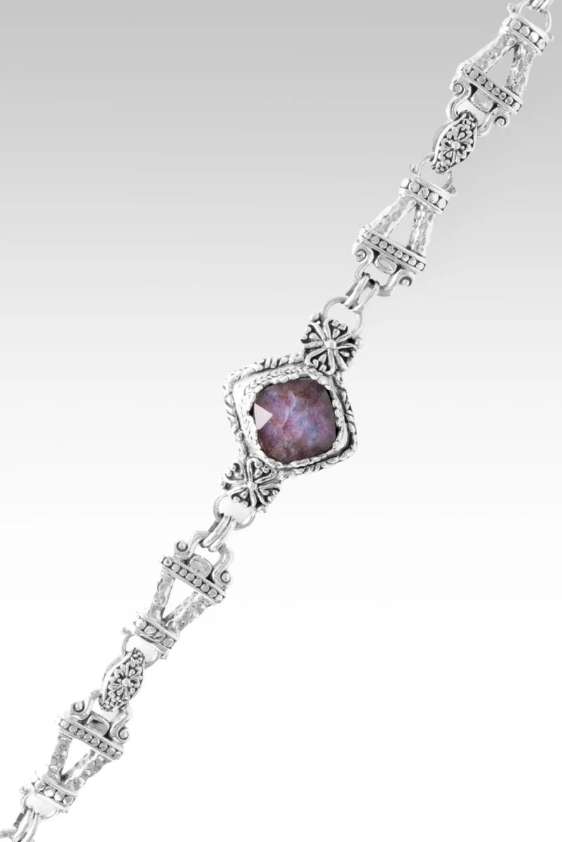 Praying for Breakthroughs Bracelet™ in Ruby Kyanite Quartz - Image 2