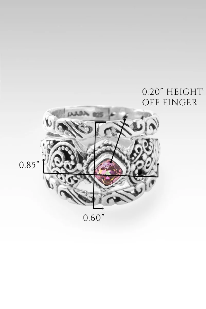 Pure Faith Ring Set of 3™ in Bali Sunrise™ Mystic Topaz - Image 7