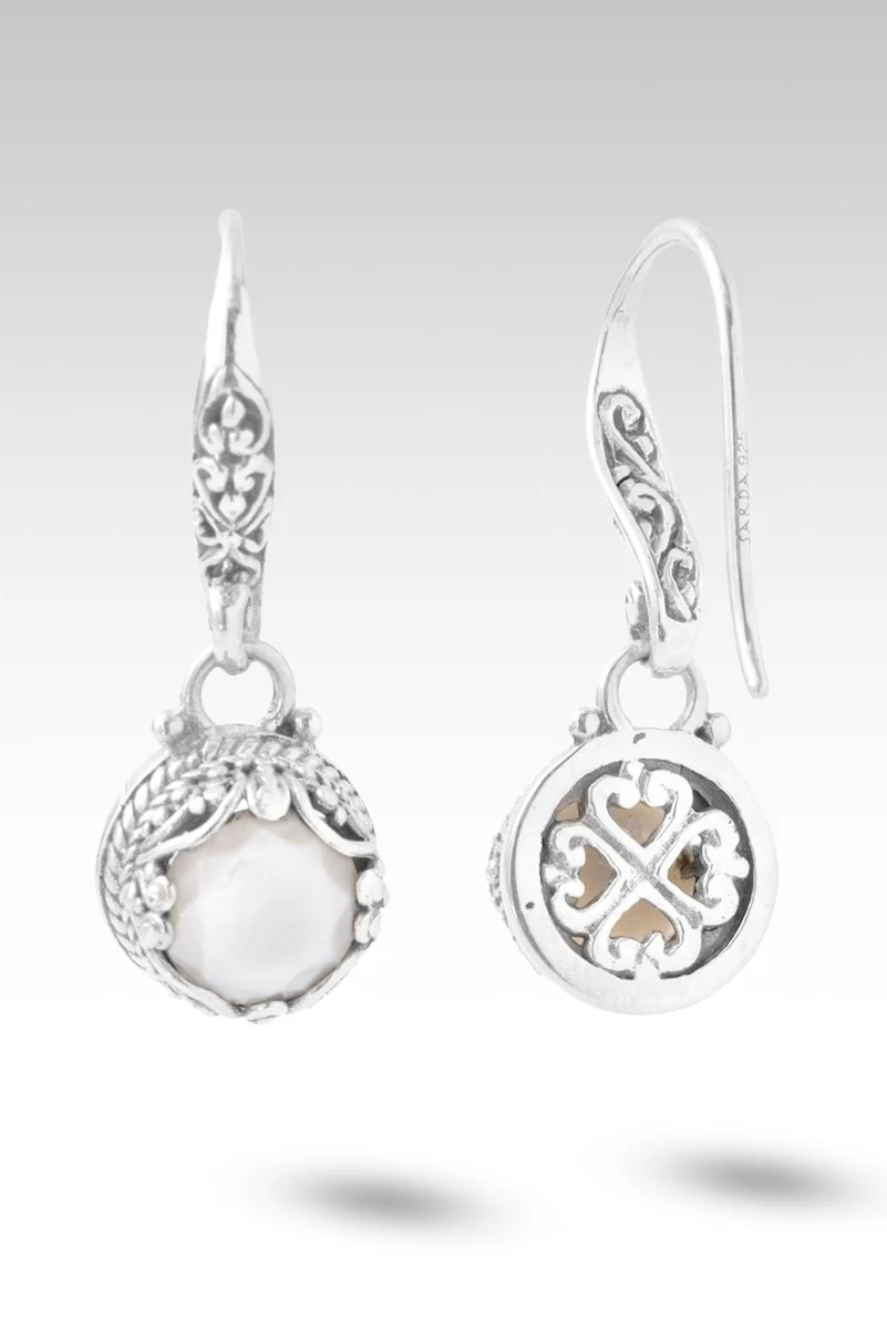 Rejoice Earrings™ in White Mother Of Pearl - Image 2