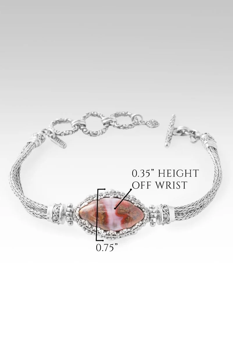 Rock Which I Stand Bracelet™ in Seam Agate - Image 6