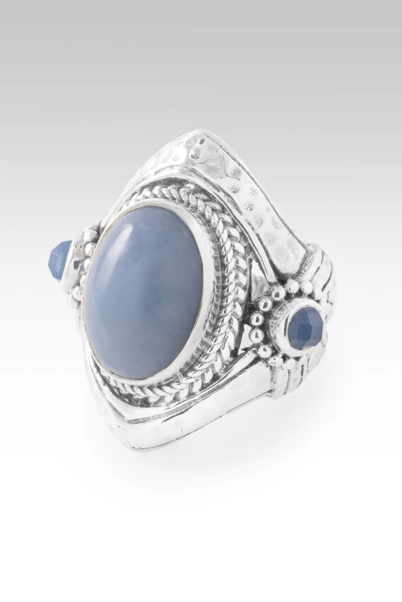 Seen UR Faithfulness Ring II™ in Angelite & Serenity Blue Chalcedony