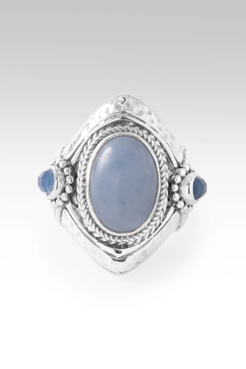 Seen UR Faithfulness Ring II™ in Angelite & Serenity Blue Chalcedony - Image 3