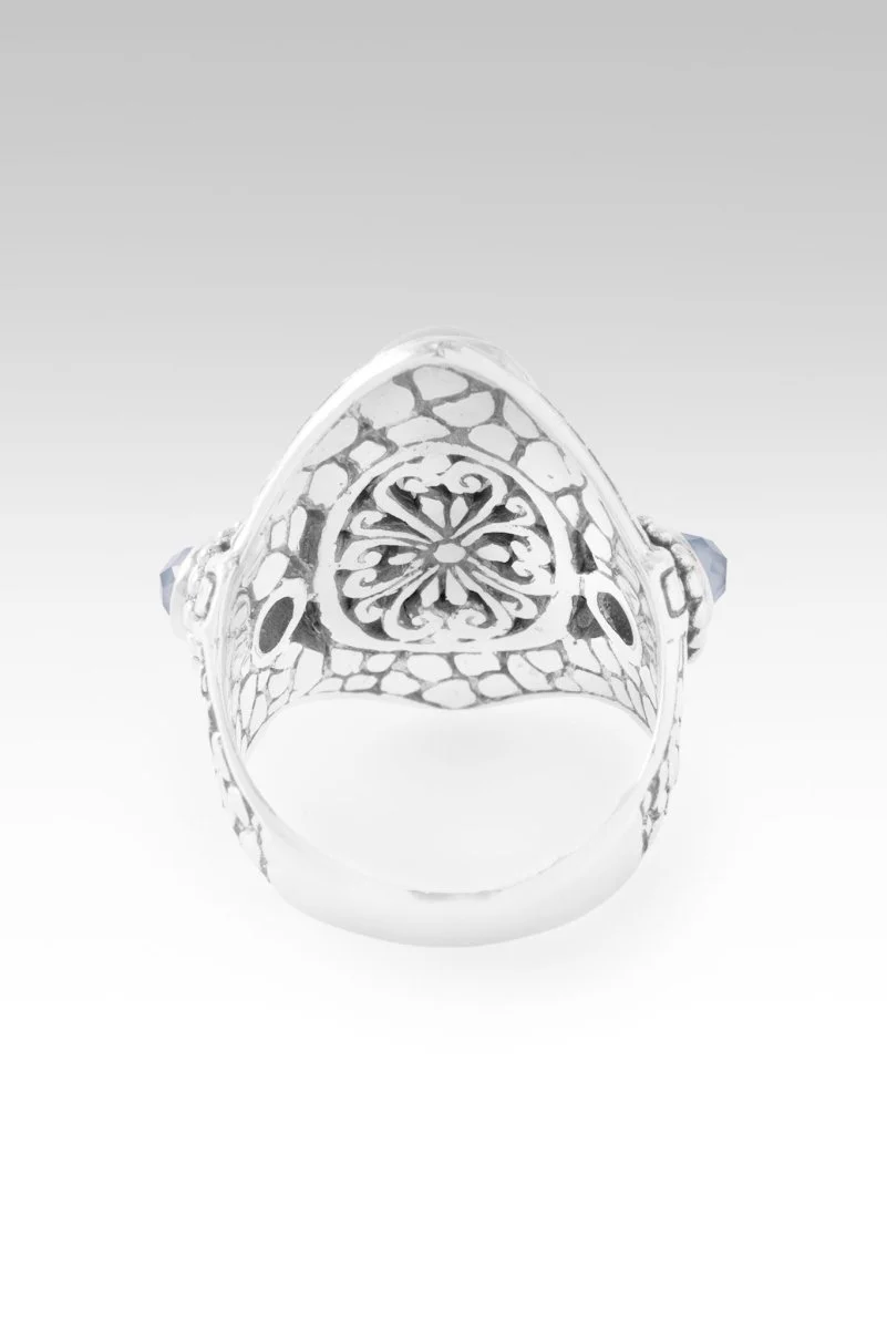Seen UR Faithfulness Ring II™ in Angelite & Serenity Blue Chalcedony - Image 5