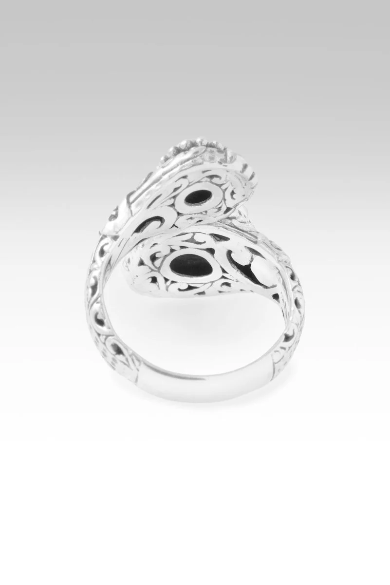 Seen UR Faithfulness Ring™ in Angelite & Serenity Blue Chalcedony - Image 4