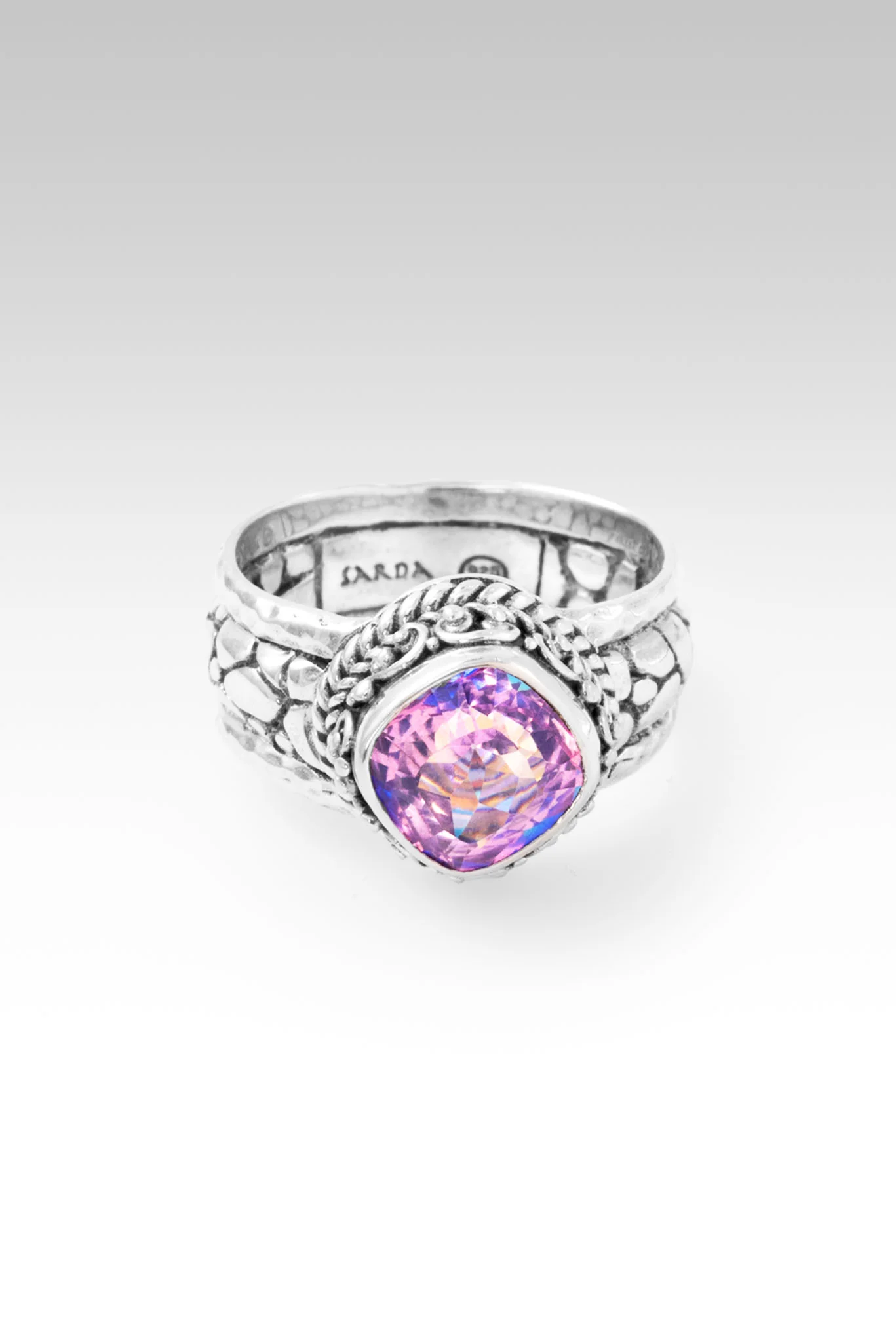 Serene Spirit Ring™ in Rainbow Sherbet™ Mystic Quartz - Image 3