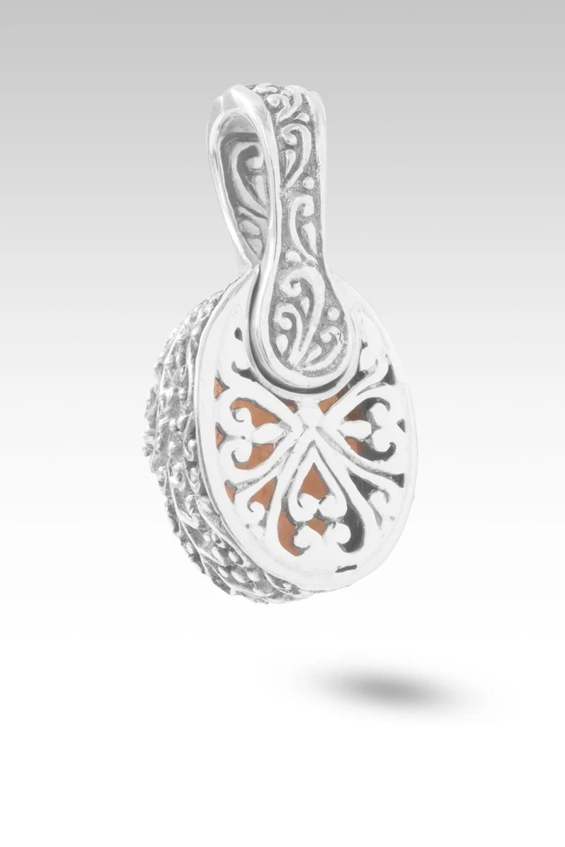 Story To Tell Pendant™ in Rainbow Latte Sunstone - Image 4