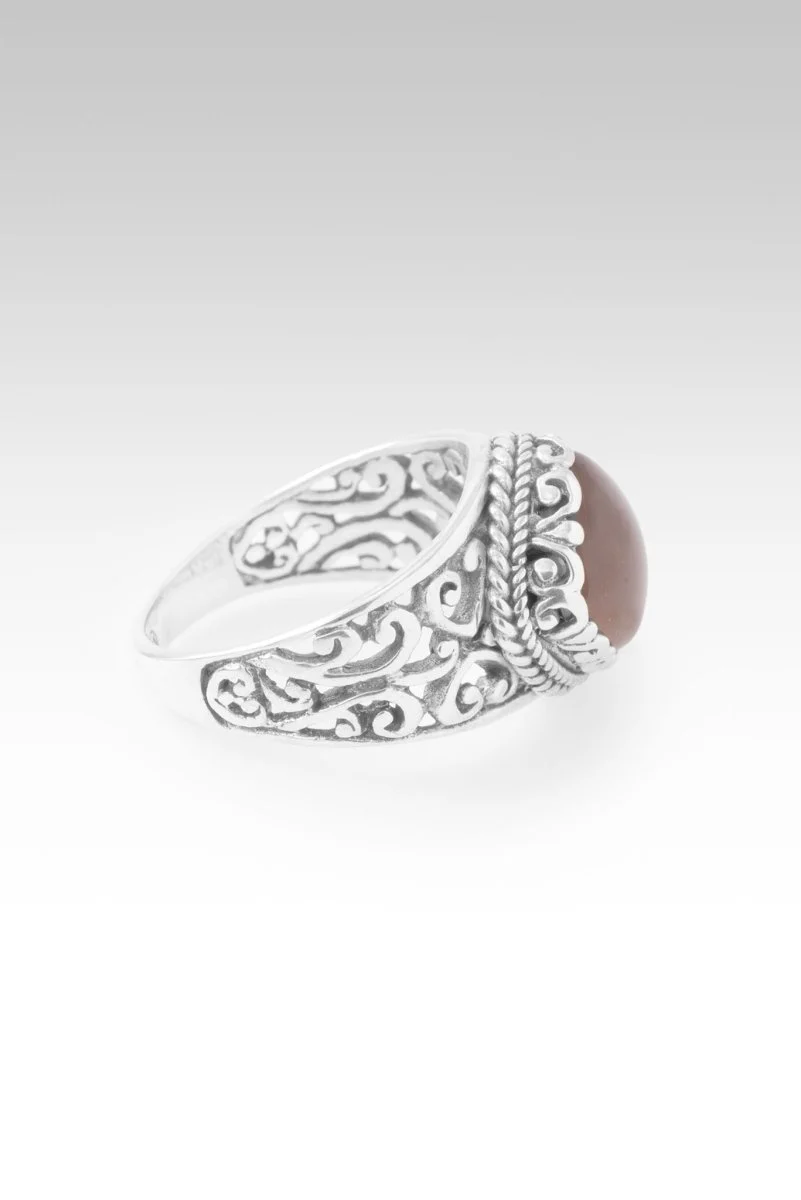 Story To Tell Ring II™ in Rainbow Latte Sunstone - Image 4