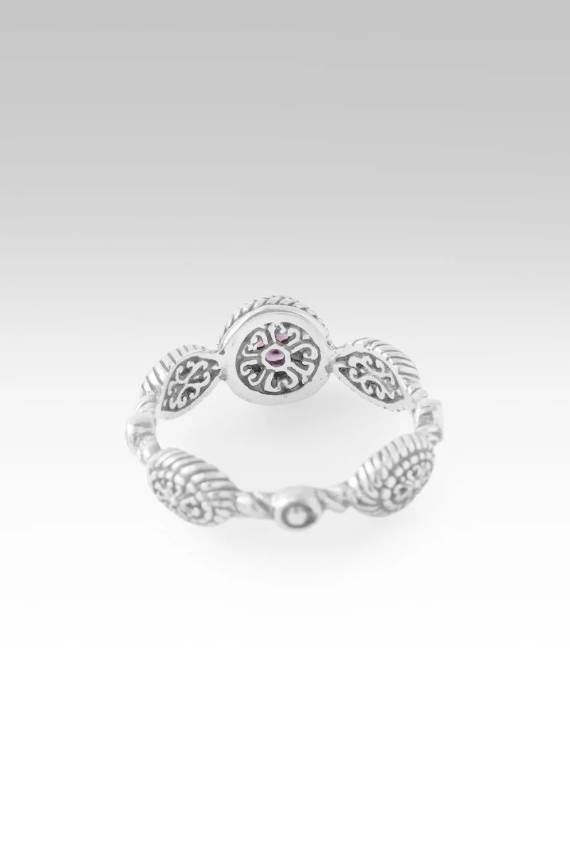Strength, My Weakness Ring II™ in Purple Garnet - Image 5