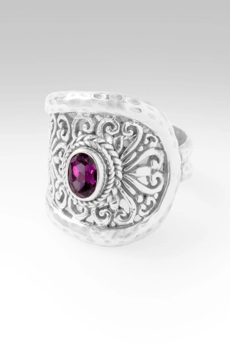 Strength, My Weakness Ring™ in Purple Garnet