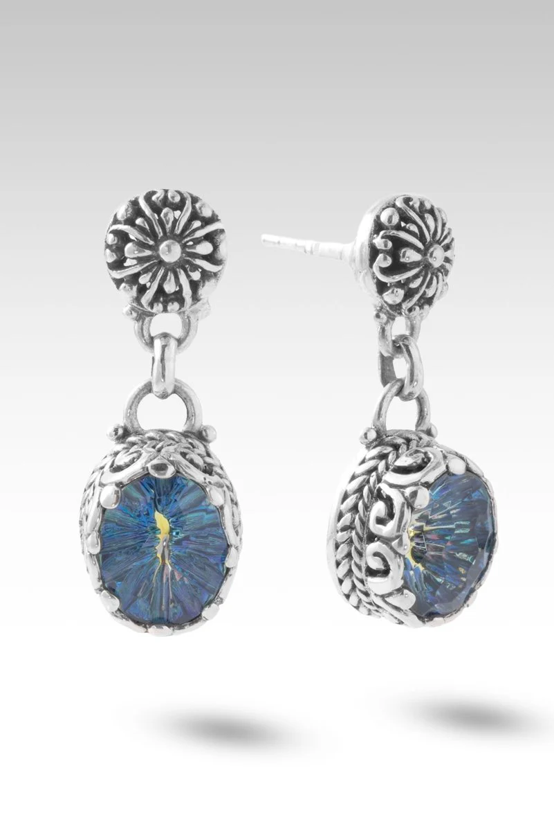 Surrendered Will Earrings™ in Blueicious™ Mystic Quartz