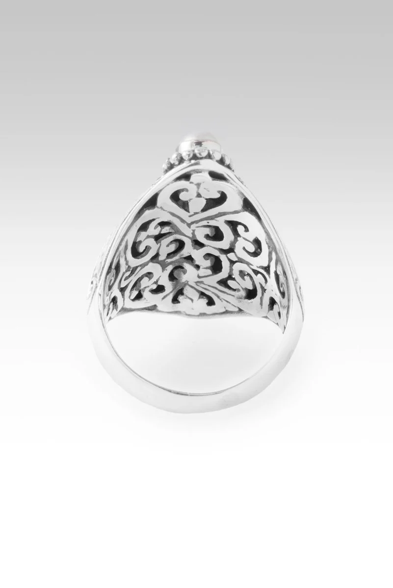 Surrendering All Ring™ in Odyssey Black Knight™ Mystic Quartz & Freshwater Pearl - Image 3