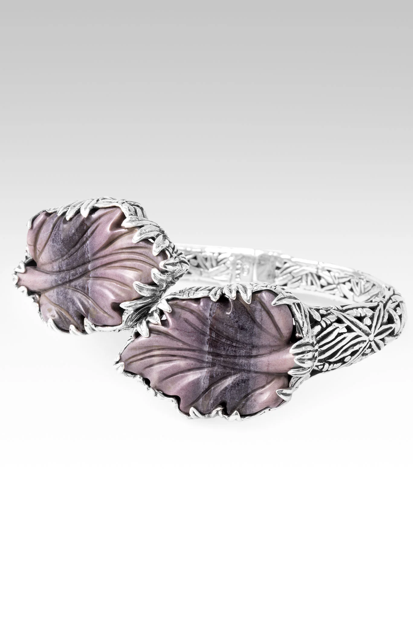 Their Leaves Will Not Wither Tip-to-Tip Bracelet™ in Porcelain Jasper - Image 4