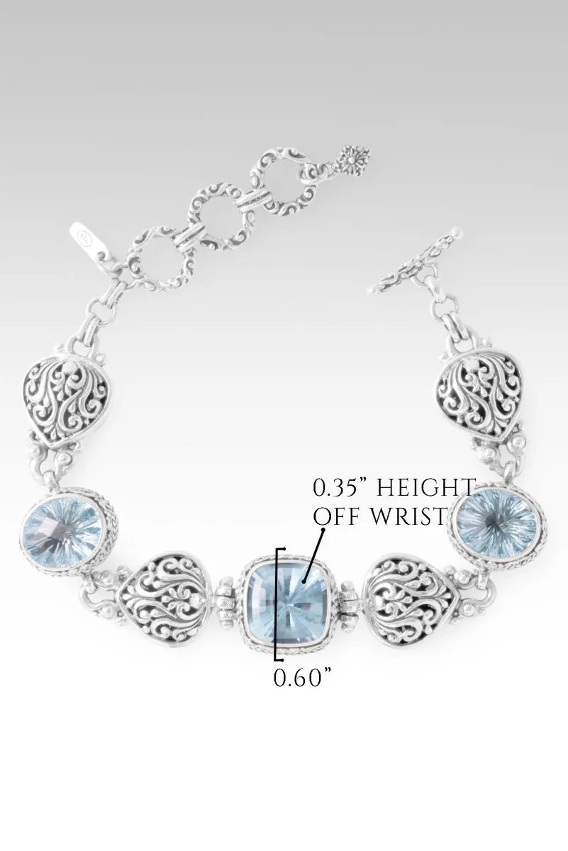 Tomorrow & Forever Bracelet™ in Swiss Blue Topaz & Arctic Blue Topaz - Image 4