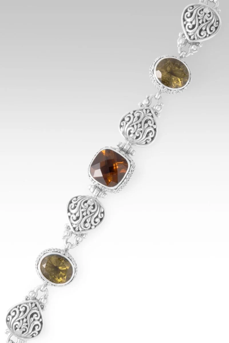 Tomorrow & Forever Bracelet™ in Whiskey Quartz & Olive Quartz - Image 2