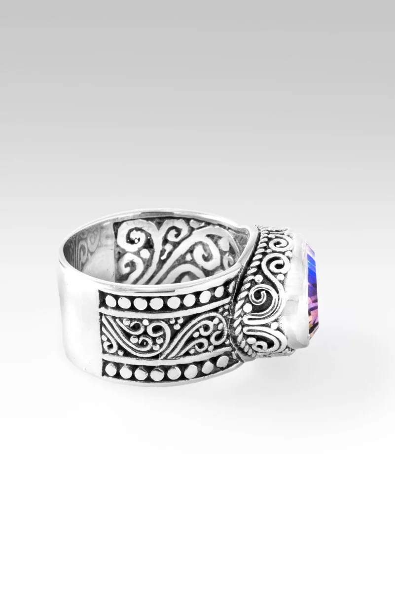 U R Already Somebody Ring™ in Hawaiian Skies™ Mystic Quartz - Image 4