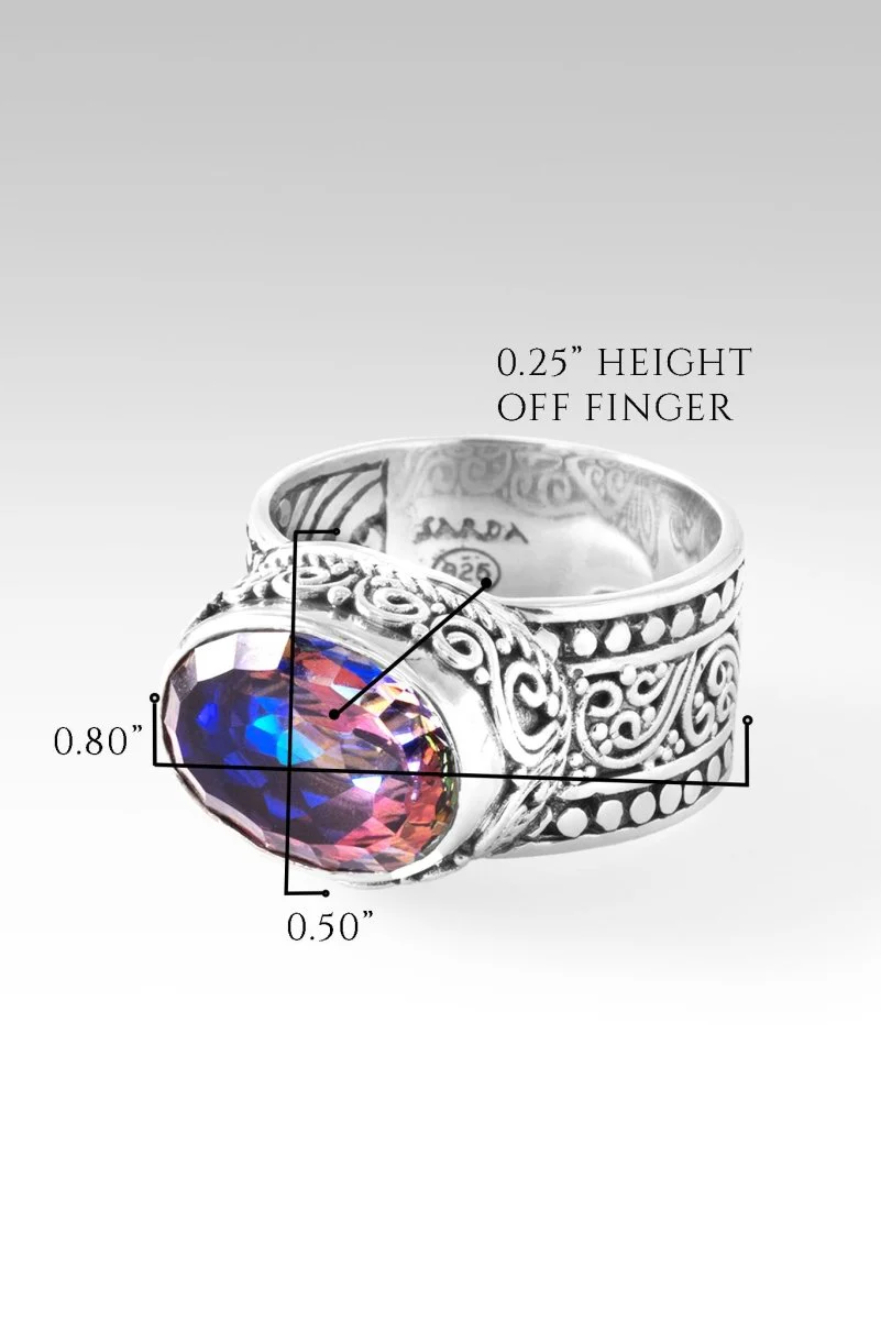 U R Already Somebody Ring™ in Hawaiian Skies™ Mystic Quartz - Image 6