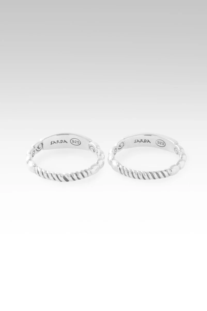 U R Healing Ring Set of 2™ in Watermark - Image 5
