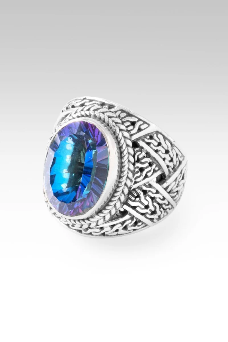 U R In The Right Place Ring™ in Odyssey Universe™ Mystic Quartz