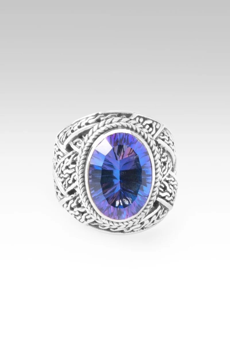 U R In The Right Place Ring™ in Odyssey Universe™ Mystic Quartz - Image 3