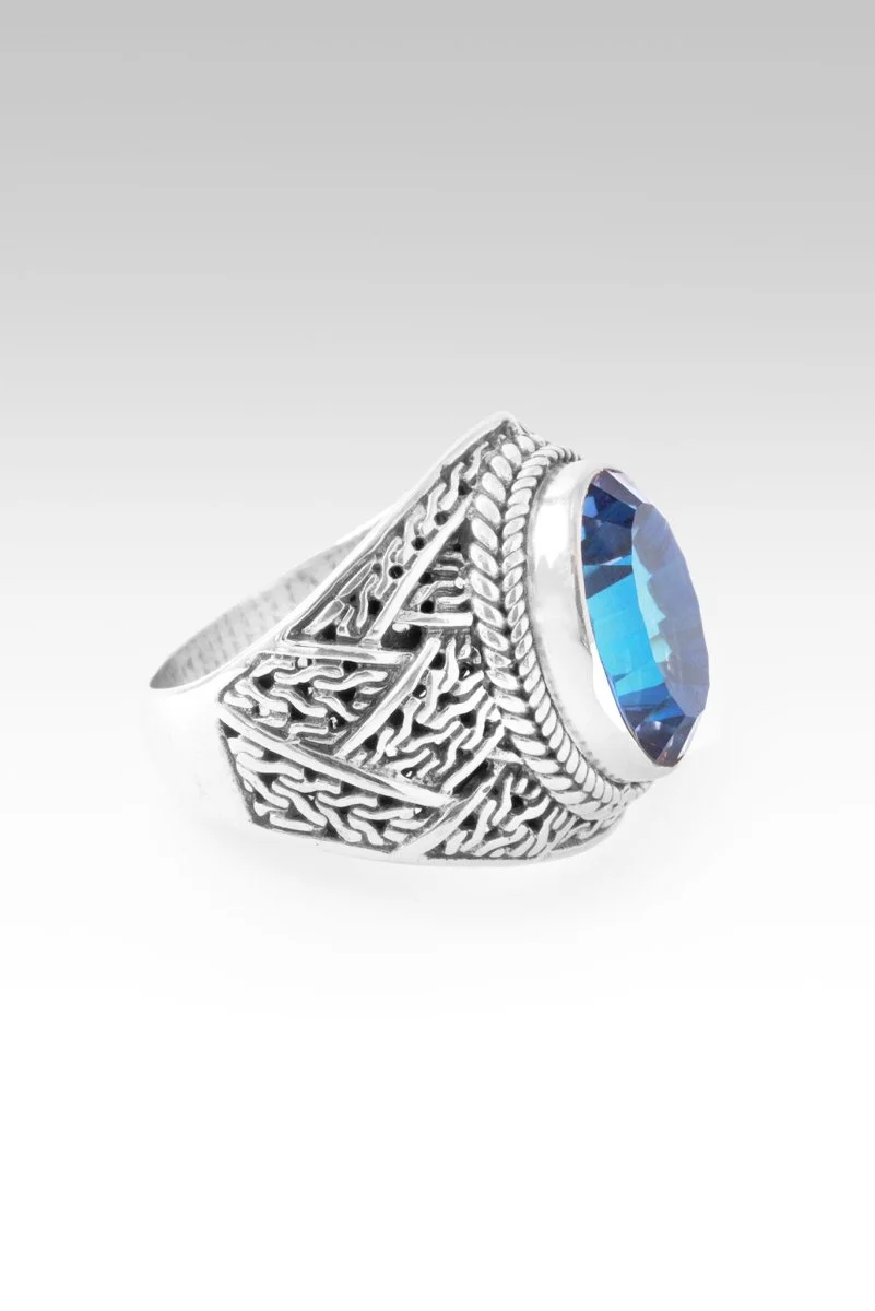 U R In The Right Place Ring™ in Odyssey Universe™ Mystic Quartz - Image 4