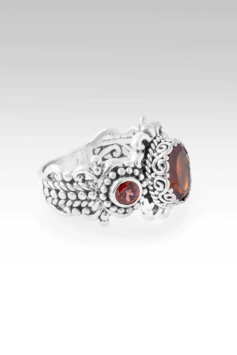 Unwavering Hope Ring™ in Hessonite Garnet & Garnet - Image 2